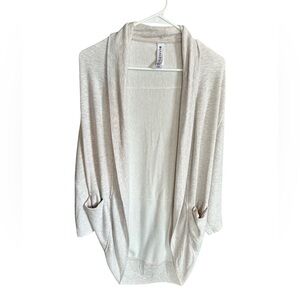 Athleta Cardigan Heather Gray Size S/M